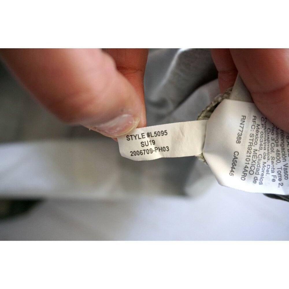 Crewcuts Girls' Knit/Woven Camo Dress in Grey Heather/Olive - Size 8 - Picture 4 of 5